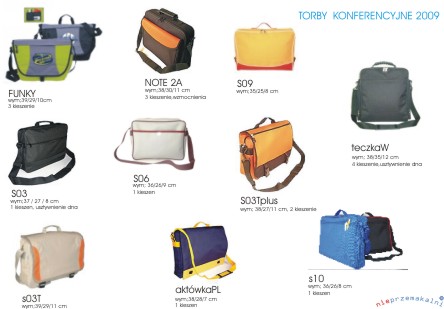 Torby i teczki konferencyjne